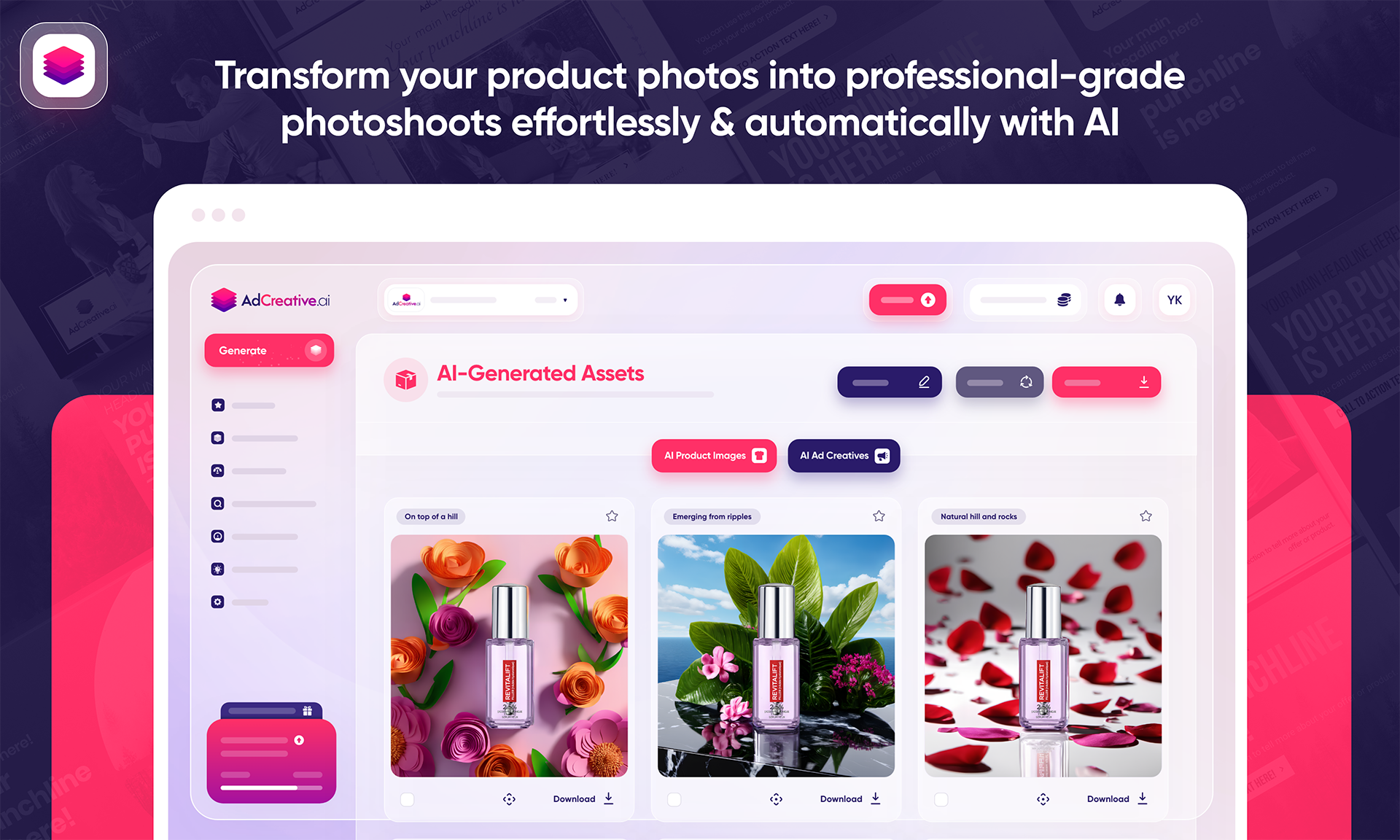 Illusztráció arról, hogyan válik a kreatív mennyiség a performance marketing egyik kulcstényezőjévé az AdCreative.ai használatával