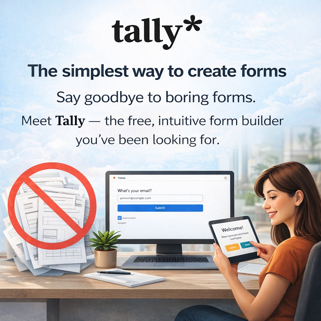 Tally űrlapkészítő szoftverről és arról, hogyan teszi egyszerűbbé az online űrlapkészítést