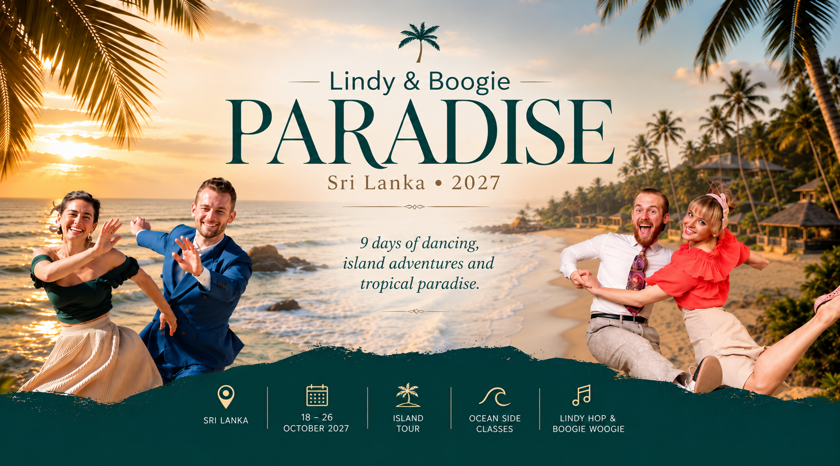 Lindy & Boogie Paradise — 18–26 October 2027, Sri Lanka